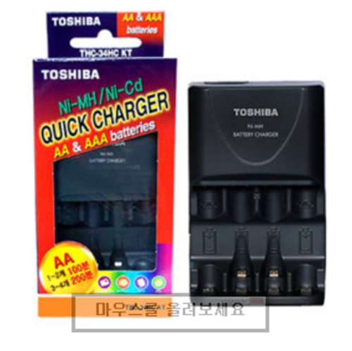 도시바 TOSHIBA THC-34HC KT AA.AAA Size겸용 급속 충전기 