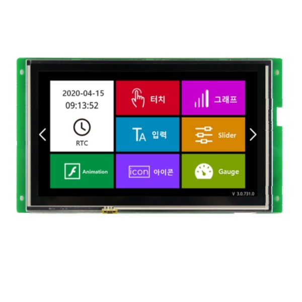ezHMI EZ10600M101 10.1인치 RS232 LCD
