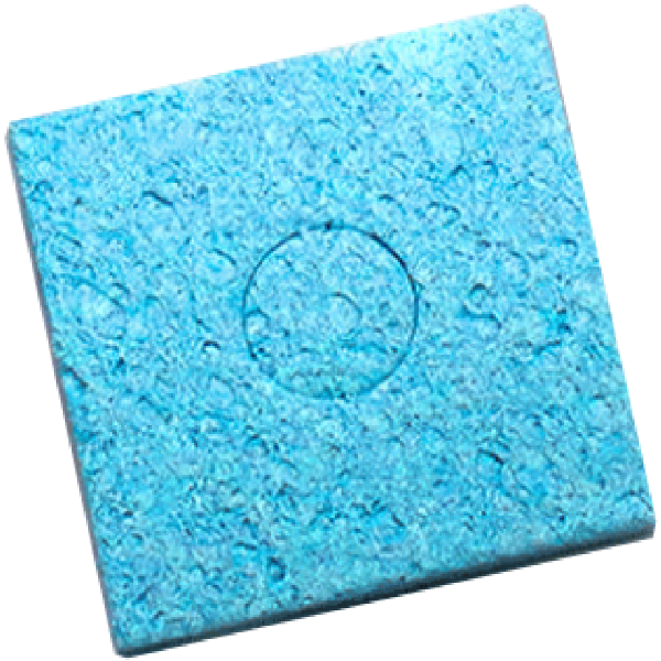 쿨템 납땜제거 스펀지 팁크리너 사각 56x56x1.5 파랑