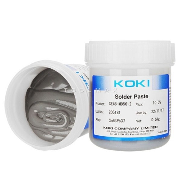 KOKI SE48-M956-2 일반 크림솔더 노크린 500g