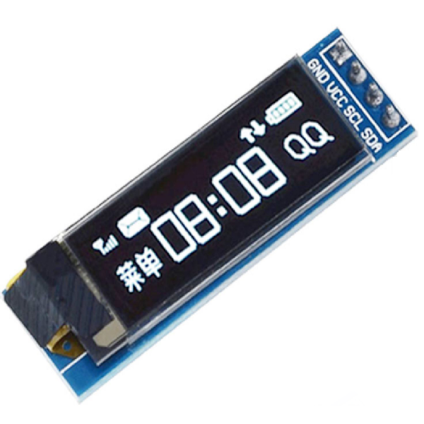 OLED 0.91인치 SSD1306 I2C JK-091-12832-Y 옐로우