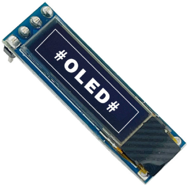 OLED 0.69인치 SSD1306 I2C JK-069-9616-W 화이트