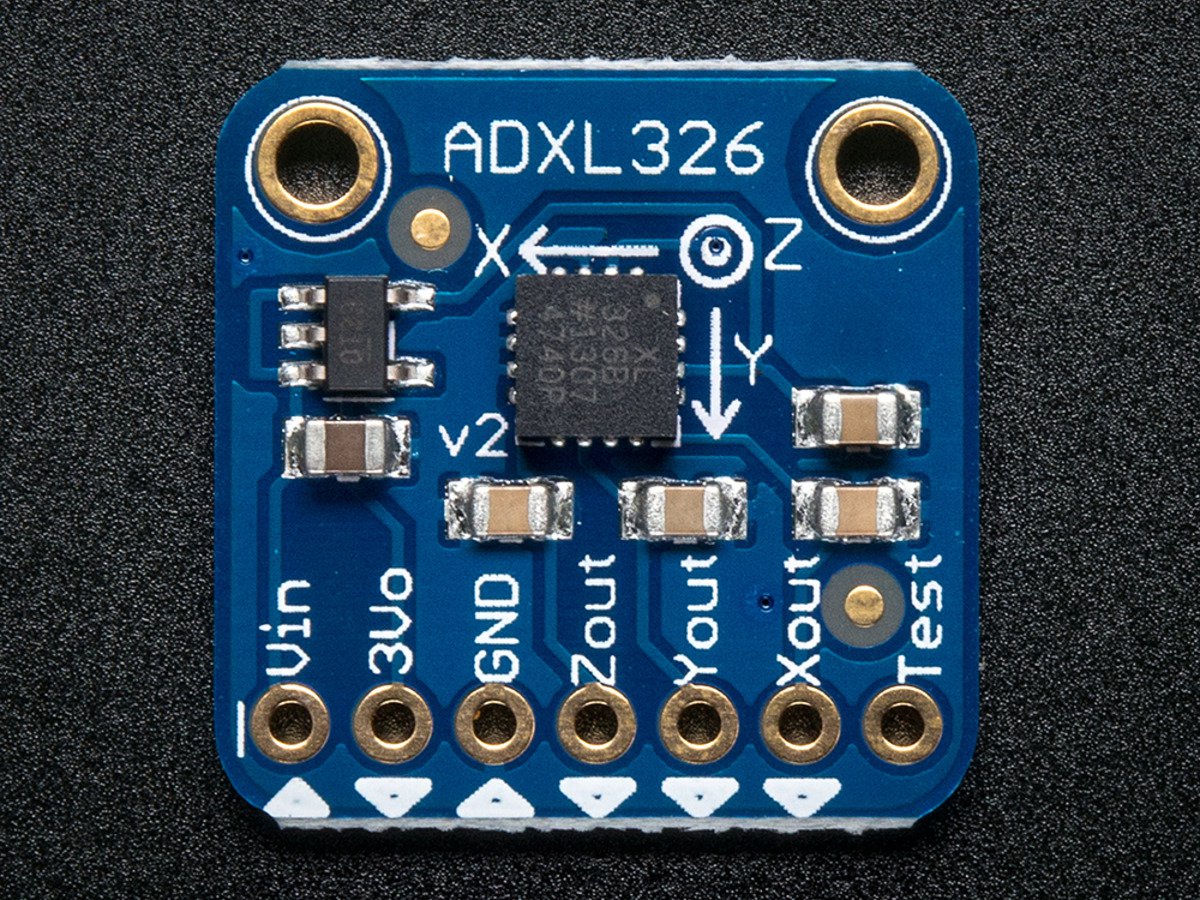 ADXL326 - 5V ready triple-axis accelerometer (+-16g analog out) ( ADXL326 5V 3축 가속도 센서 모듈 )