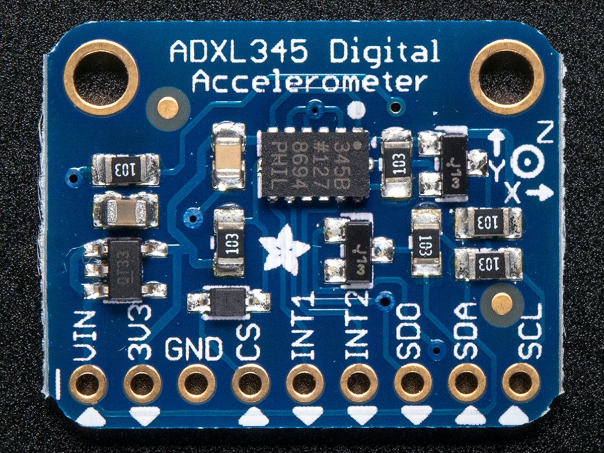 ADXL345 - Triple-Axis Accelerometer (+-2g/4g/8g/16g) w/ I2C/SPI ( ADXL345 3축 가속도 센서 모듈 )