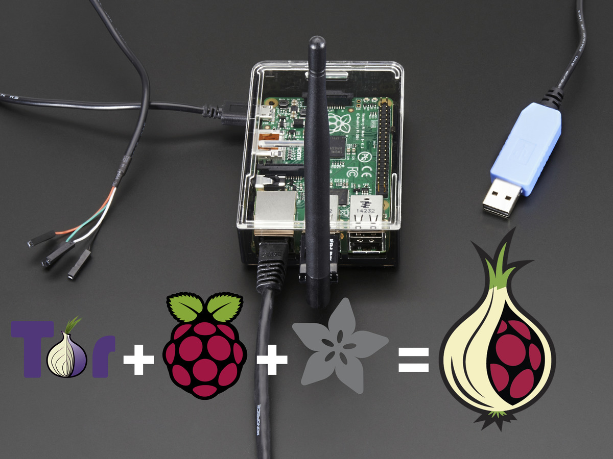 Onion Pi Pack w/Large Antenna - Make a Raspberry Pi B+ Tor Proxy ( 라즈베리파이 )