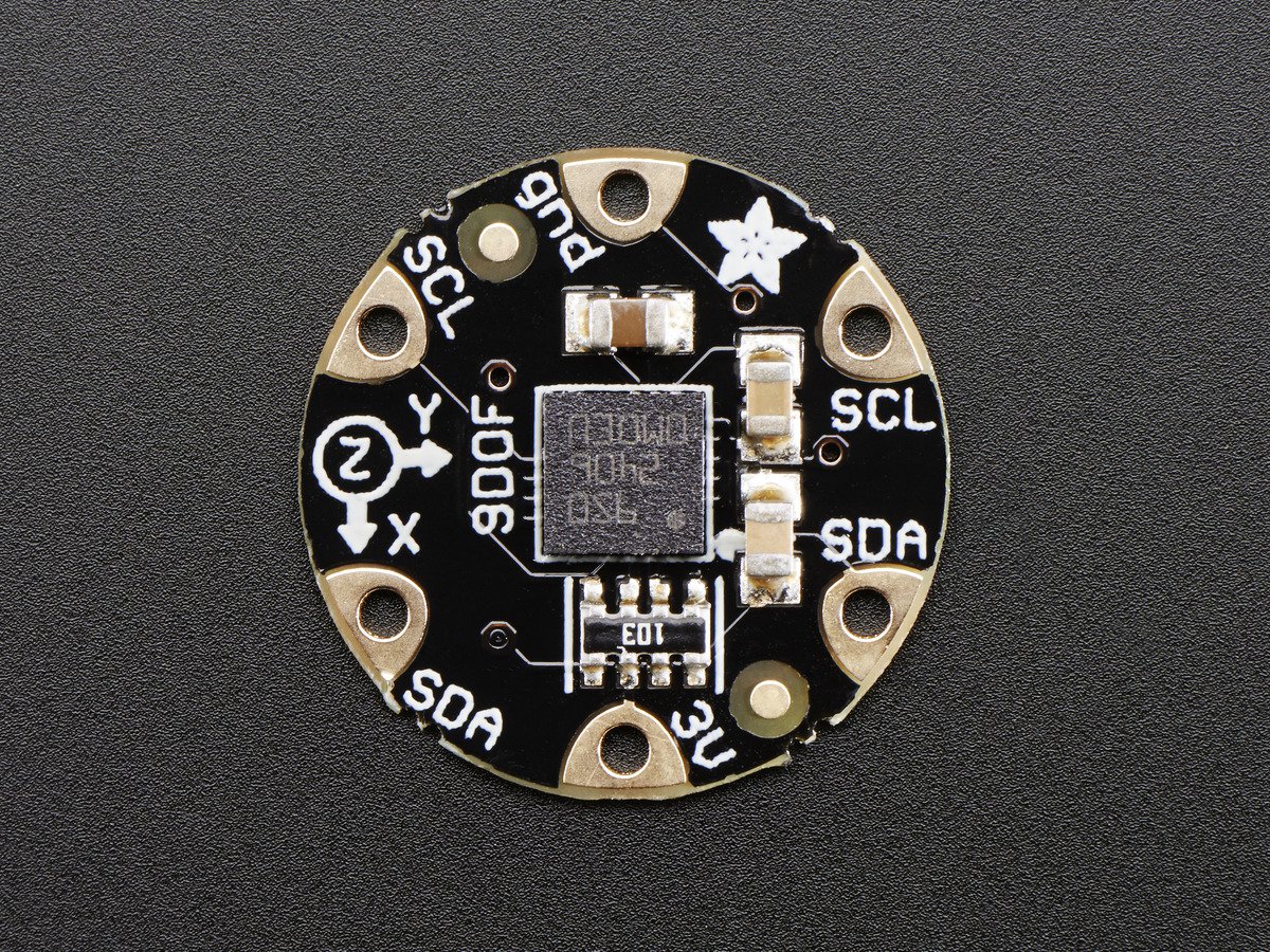 FLORA 9-DOF Accelerometer/Gyroscope/Magnetometer - LSM9DS0 [v1.0] ( 플로라 LSM9DS0 9축 가속도 지자기 자이로 센서 모듈 )