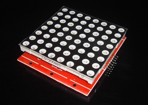 8X8 dot matrix display module kit