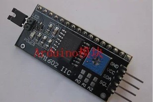 Interface adapter plate LCD1602