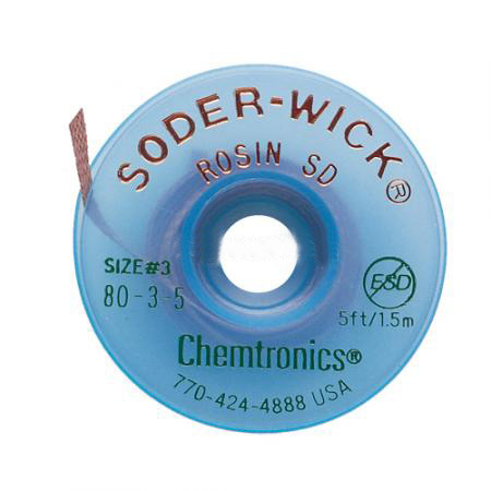 CHEMTRONICS 80-3-5 솔더윅 2.0mm*1.5M