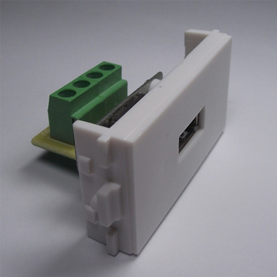 매립형(벽부고정형) USB A/F 콘넥터 모듈 (P0530)