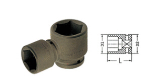 NIUS 지니어스 임펙트소켓(IMPACT SOCKET) 1&quot;(25.4)mm 201-0597 17mm