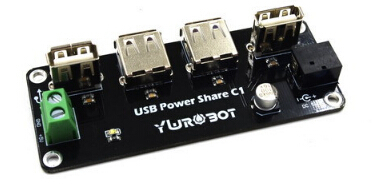 [YwRobot] power module 4-way USB 5V power supply sub-sub-plate panels USB-powered hub