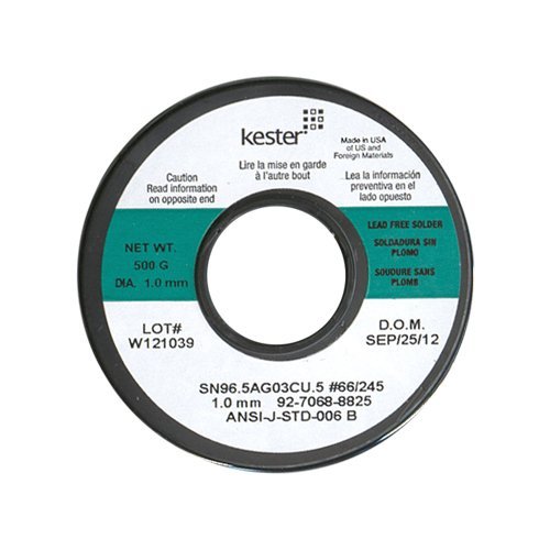 KESTER 무연납(노크린) 1.0mm 500g은3% Made in USA