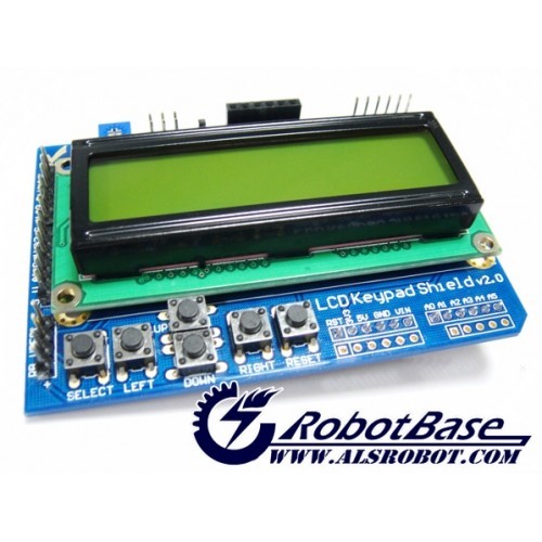 LCD1602 Keypad Shield v2.0 for Arduino (RB-01C020)