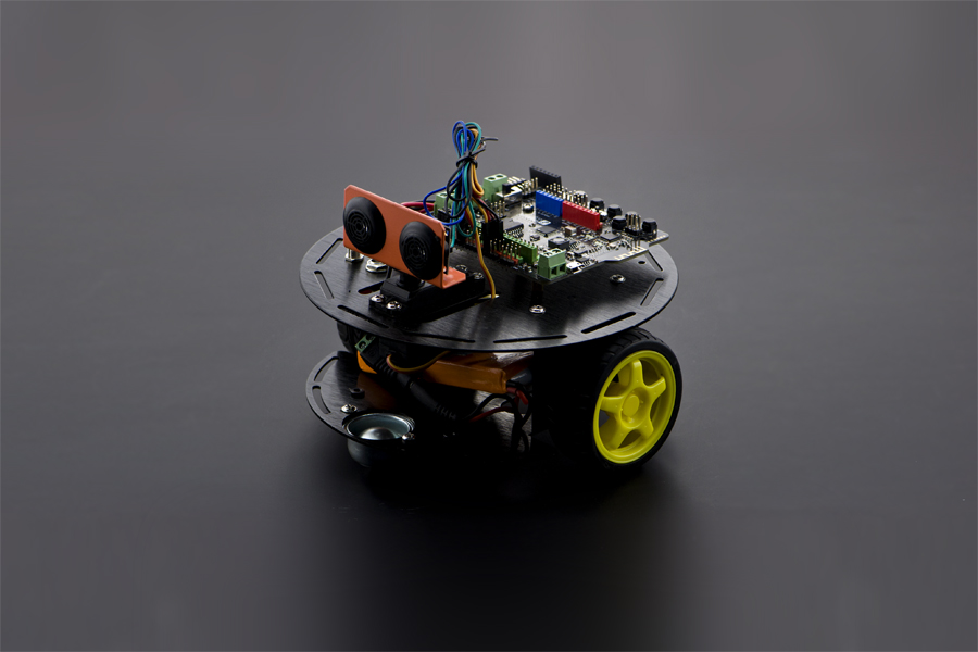 DFROBOT Turtle 2WD Basic Arduino Robot Kit - iOS Compatible [ROB0118] ( 아두이노 2륜 베이직 키트 )