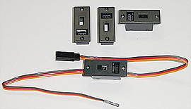 Switch harness Thick wire with Built-in charge plug -Futaba