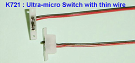ultra-micro switch with thin wire