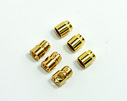 Gold connector 6.0mm set (3pair) Short