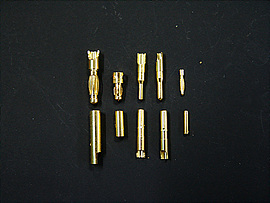 Gold connector set 2.5set (3pair)