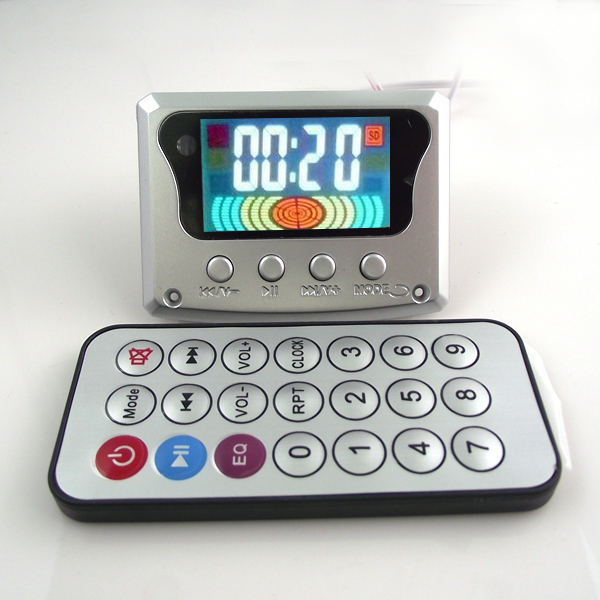 DIY형 FM 라디오+ LCD시계 다기능 MP3플레이어 (P0827)