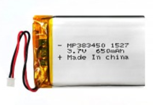 [리튬폴리머] MP 383450 3.7V 650mAh 