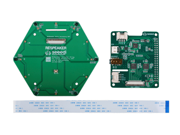 SeeedStudio ReSpeaker 6-Mic Circular Array Kit for Raspberry Pi [SKU: 107990055]