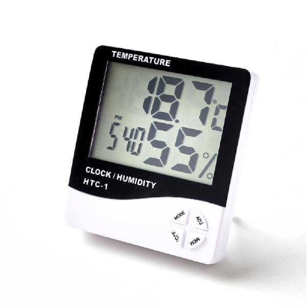 쿨템  신생아 아기 온습도계 시계 알람 다기능 HTC-1