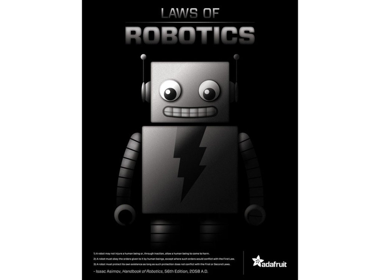3 Laws of Robotics poster