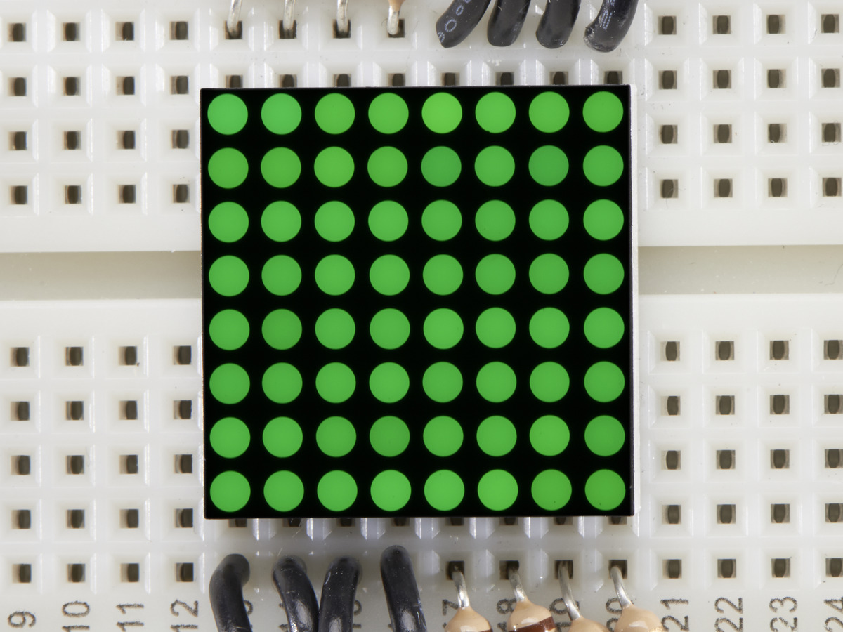 Miniature 0.8 8x8 Pure Green LED Matrix [KWM-20882CPGB]