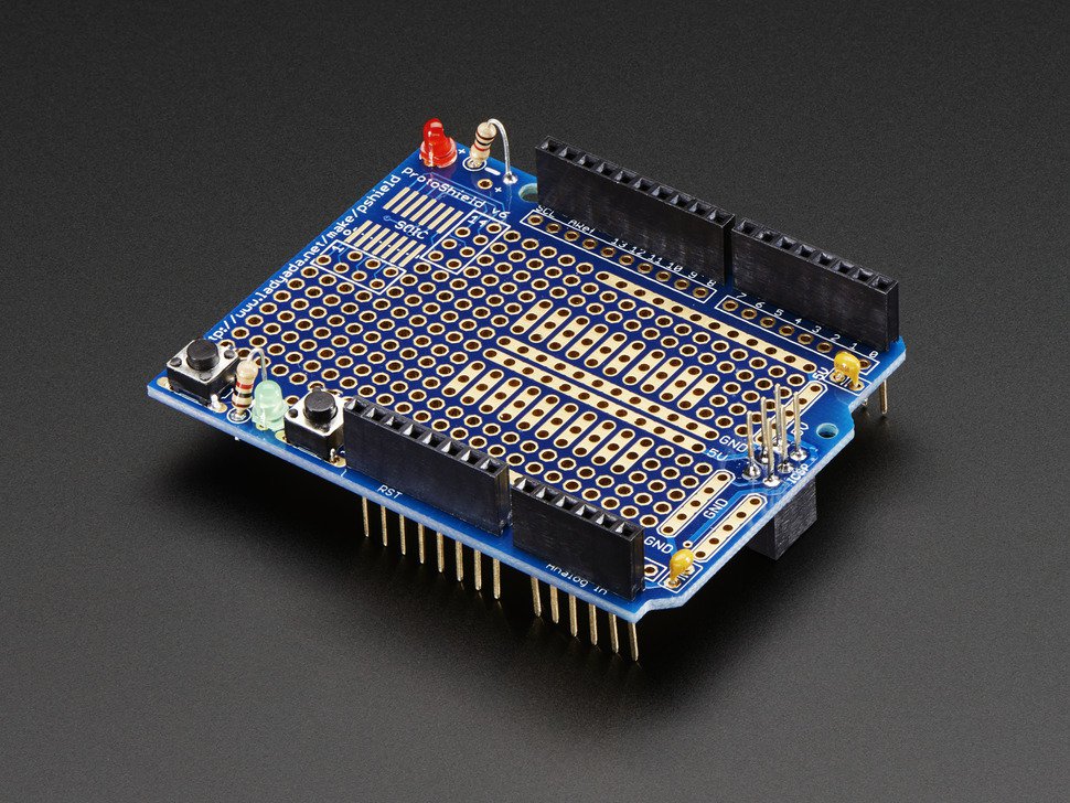 Adafruit Proto Shield for Arduino Kit - Stackable Version R3 ( 아두이노 프로토 쉴드 키트 )