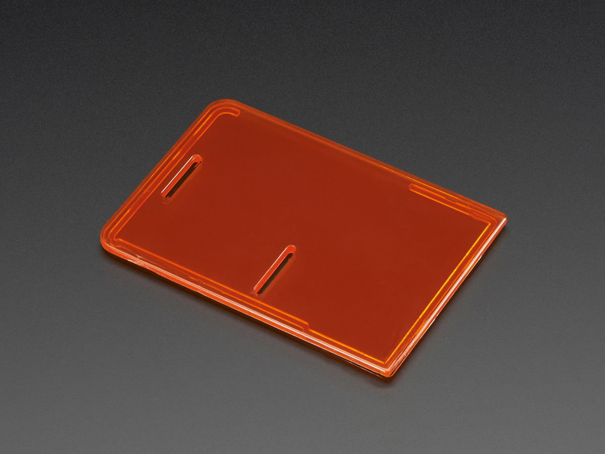 Raspberry Pi Model B+ / Pi 2 / Pi 3 Case Lid - Orange ( 라즈베피파이 케이스 )