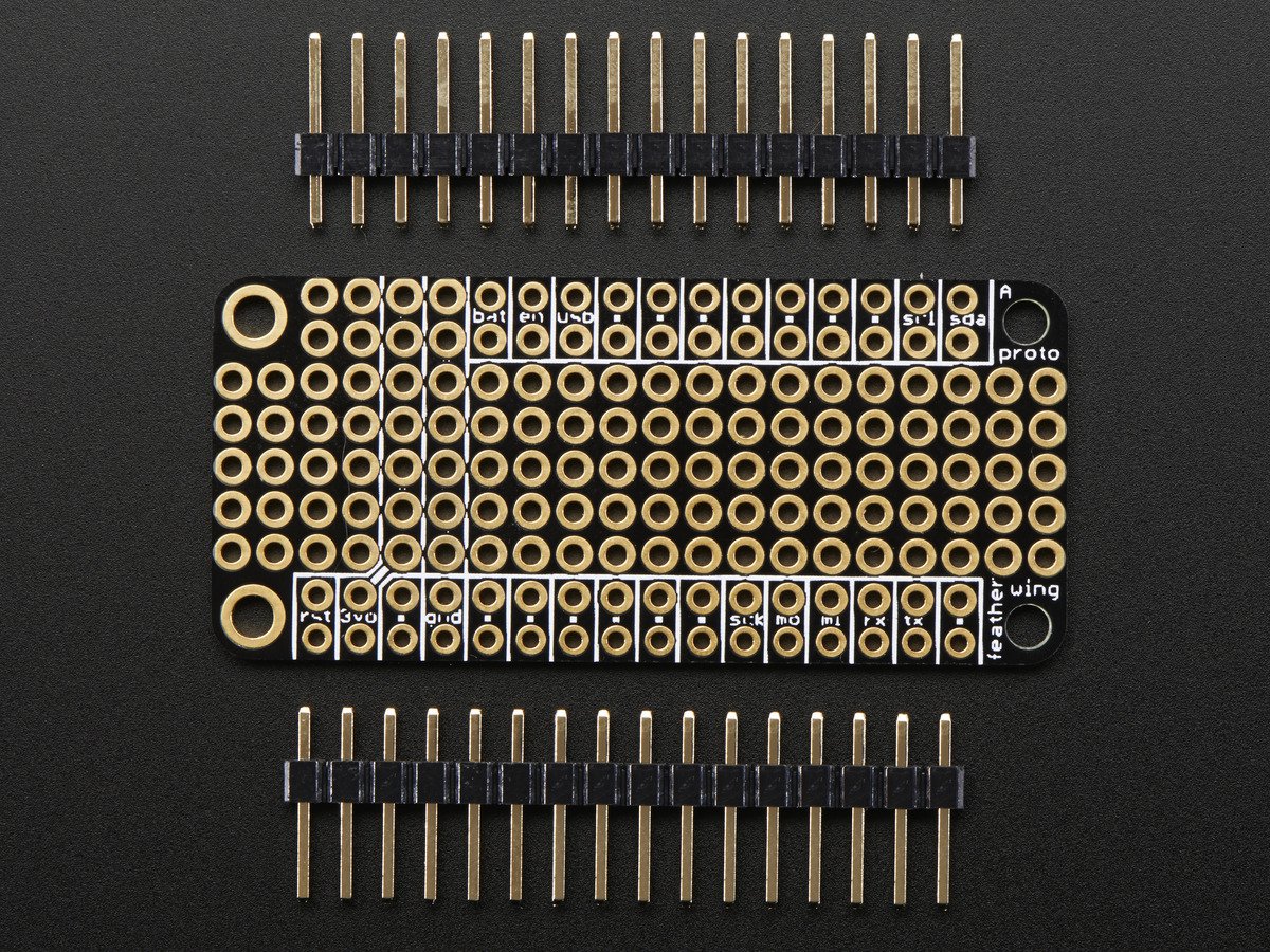Adafruit FeatherWing Proto - Prototyping Add-on For All Feather Boards
