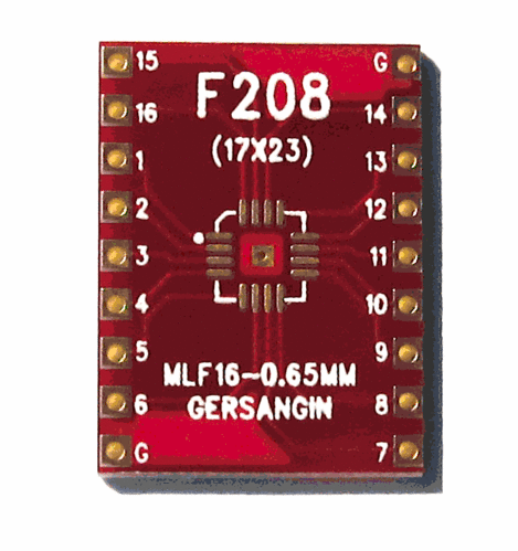 [F208] MLF 16 - 0.65MM 변환기판 