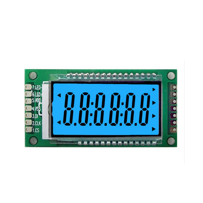 블루백라이트형 6자리 세그먼트 LCD(HT-1621 내장) (P1144)
