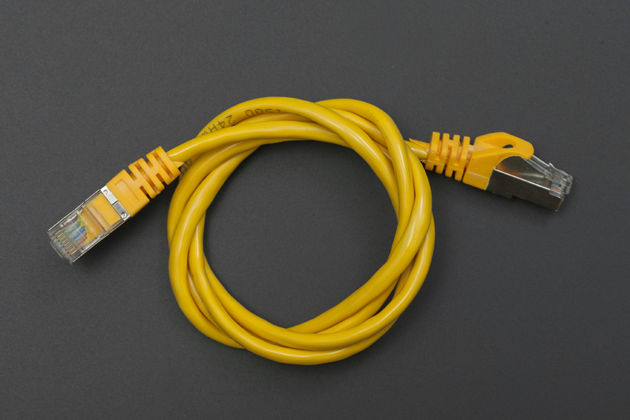 DFROBOT CAT 5 Ethernet Cable (1m Metal Connector) [FIT0345] ( 네트워크 이더넷 케이블 )