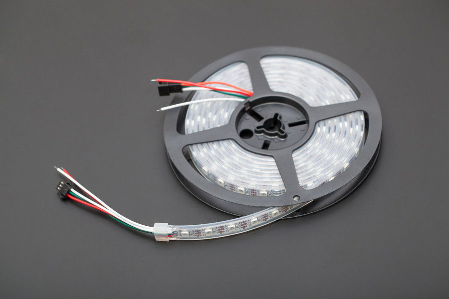DFROBOT Digital RGB LED Strip 60 LED - (3m)(weatherproof) [FIT0352] ( RGB LED 스트립 )