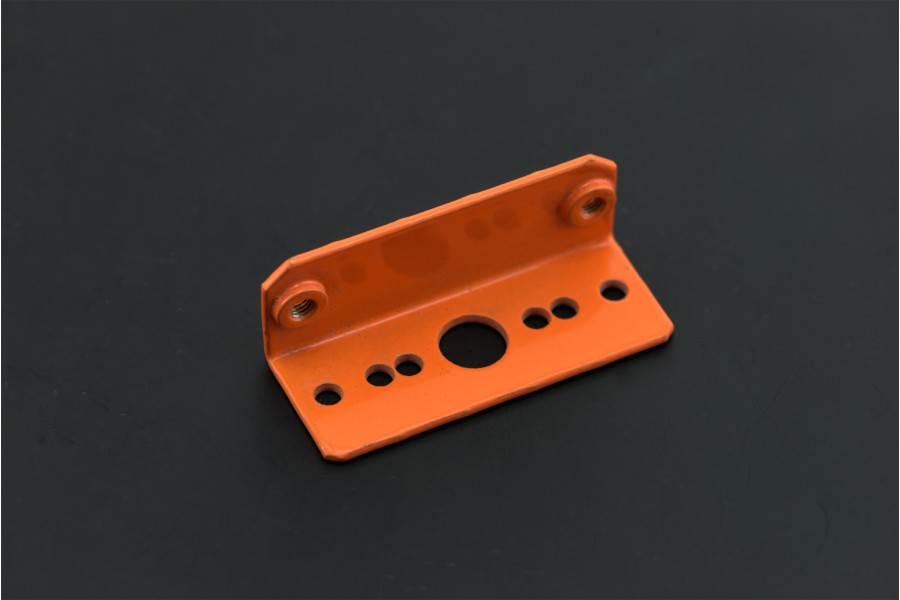 DFROBOT Sharp IR Sensor Mounting Bracket - GP2Y0A21/GP2Y0A02YK (Orange) [FIT0005-OE] ( 샤프 적외선 센서 마운팅 브라켓 )
