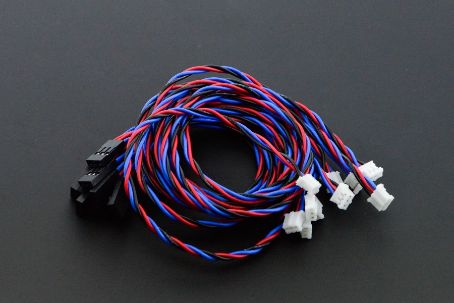 DFROBOT Analog Sensor Cable for Arduino (10 Pack) [FIT0031] ( 아두이노 아날로그 센서 케이블 )