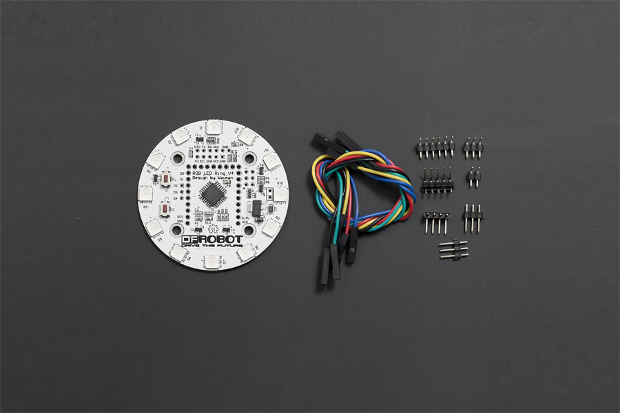 DFROBOT Rainbow LED Ring V3 (Arduino Compatible) [DFR0141] ( 아두이노 레인보우 LED 링 )
