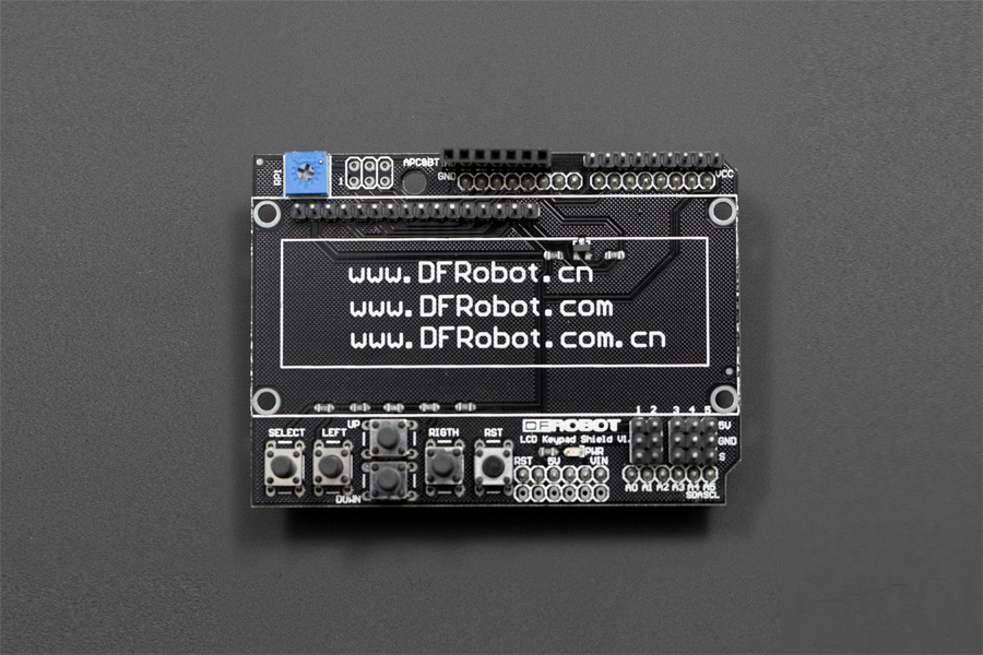 DFROBOT PCB of LCD Keypad Shield [DFR0009-BP] ( 아두이노 LCD 키패드 쉴드 )