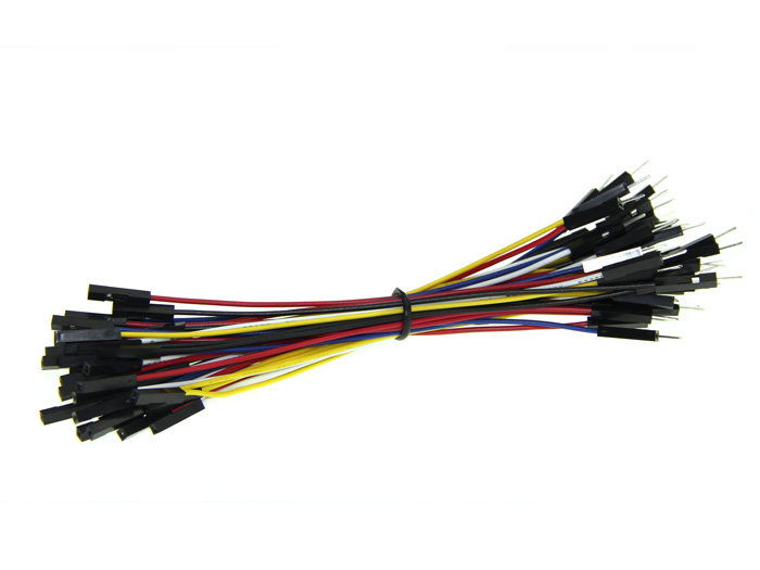 SeeedStudio 1 Pin Female-Male Jumper Wire 125mm (50pcs pack) [SKU: 110990045]