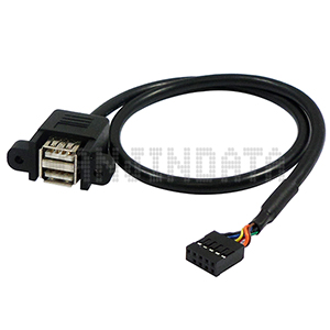 USB DUAL판넬고정형 케이블 (P1286)