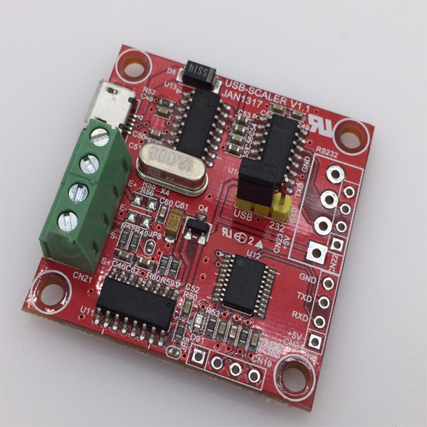 USB/RS232C/UART-TTL 지원 24비트 고정밀 로드셀 전자저울 모듈 (P7001)